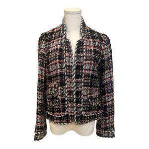 Grace Elements Classic Multicolor Tweed Blazer - size 8P